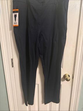 Dalia Black Straight Leg Dress Pants